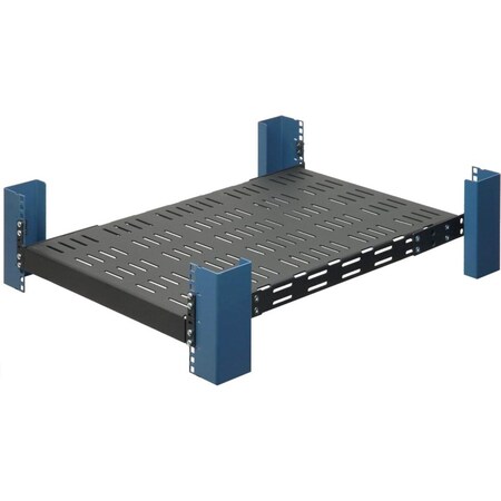 Rack Solutions 4Post Heavy Duty Fixed Shelf w/ 900 Pound Weight Cpacity. Shelf Depth 108-0991